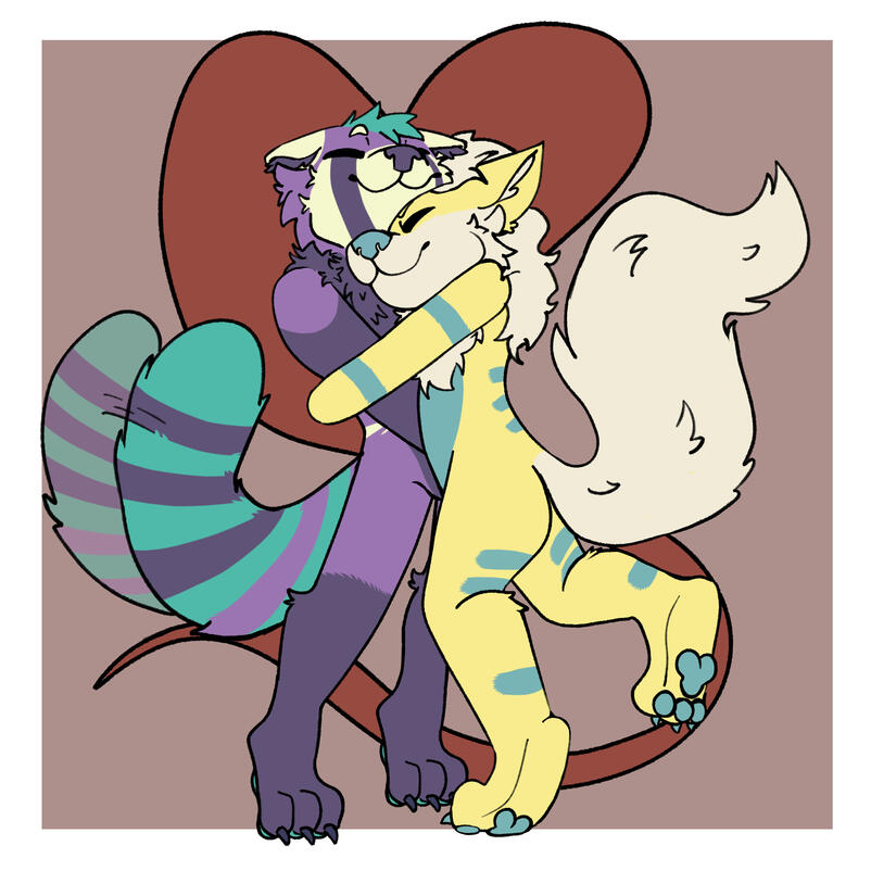 valentines hug by chocobluearts